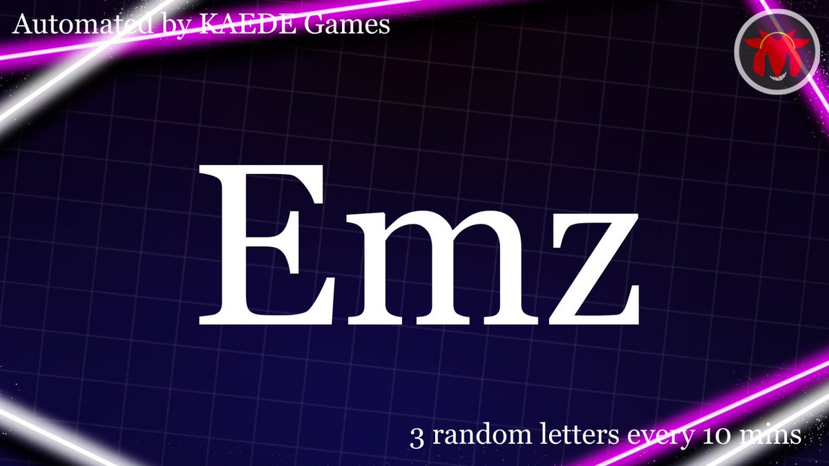 3letter_'s tweet image. E m z