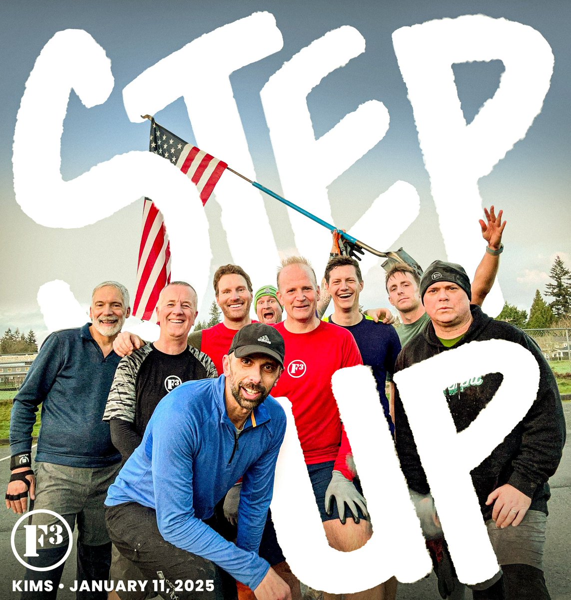 F3Kirkland's tweet image. Now is your chance to step up and be part of something great!

Nobody loves early mornings or sopping wet shoes, but the opportunity to make yourself healthier alongside likeminded men makes it worth it.

S/O Lumbermack for the graphic 💪