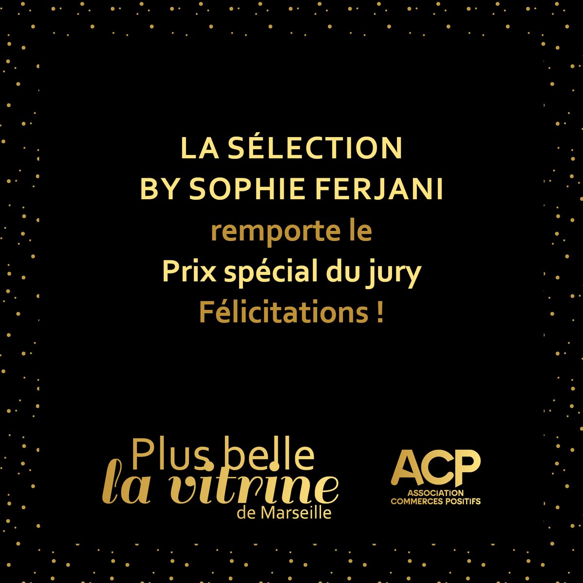 acpcommerces13's tweet photo. 🏆Résultat du concours "Plus belle la vitrine de Marseille"
🎄La Sélection by Sophie Ferjani🎄 remporte le Prix spécial du jury 😍 Félicitations !

📍45 Rue de la République 13002 Marseille
Concept-store déco - Archi intérieure

#acp #concours #deco #noel #Marseille https://t.co/2eakpcPVnu