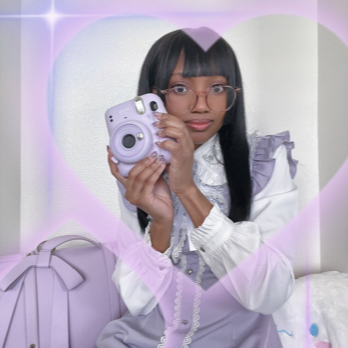 黒髪のメガネ子にちゃった