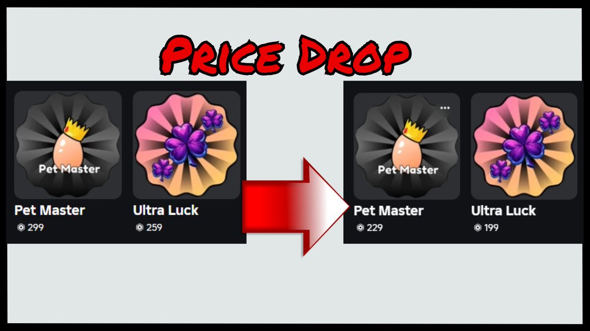 tokeingbull's tweet photo. Two game passes have been permanently dropped in price

Have you tried our game yet?? come check it out 

#roblox #RobloxDev #gaming #tbcv

https://t.co/bGTZ6NmRFr https://t.co/LL3f4owy5P