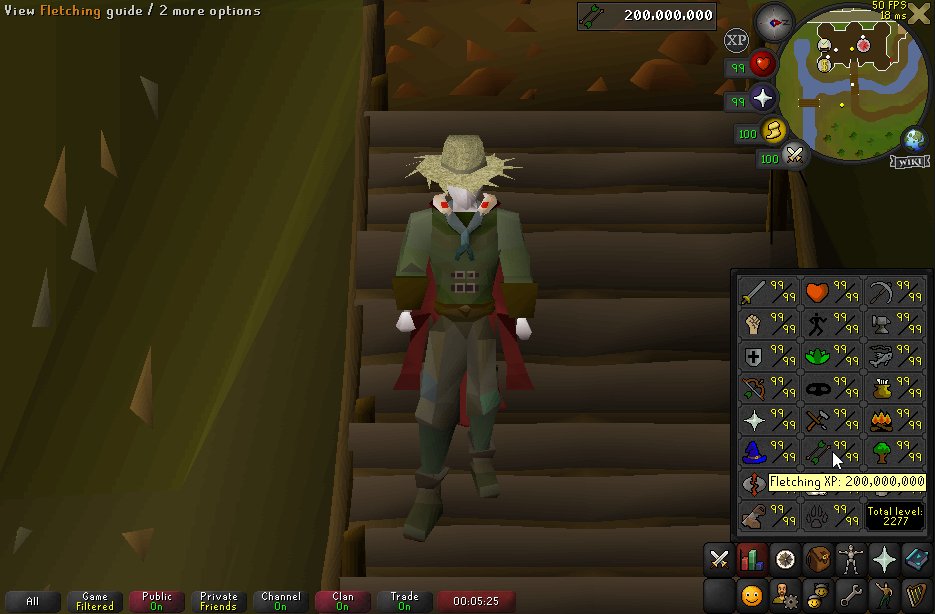 ReportedRS's tweet image. 200M #3 - Fletching