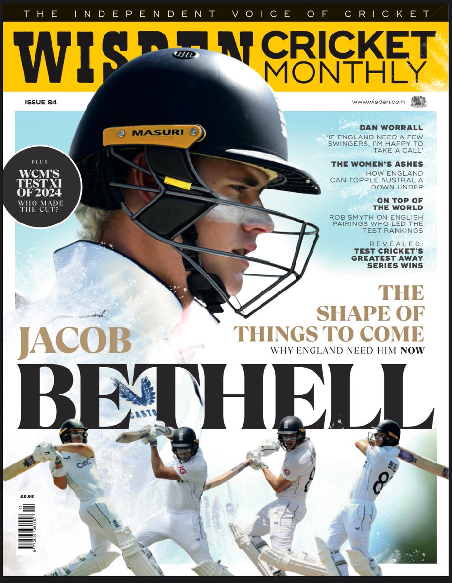 collinsadam's tweet photo. Chuffed with this review of The Showman in the new Wisden Cricket Monthly. As it says, @Gmaxi_32 has a big heart and never resisted in opening it up throughout the writing process. So pleased it has been this well received. Available in all the usual places. ❤️ https://t.co/5Jy8pbVJt3