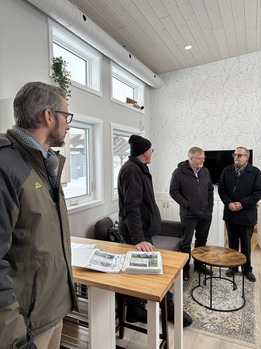 Rae_Matt's tweet photo. Working together to build all types of homes. 

An important discussion with Bosman Home Front and the @TownofMinto about how we can work together to get more affordable homes built locally, and across Ontario. https://t.co/JzZEY6KEIm