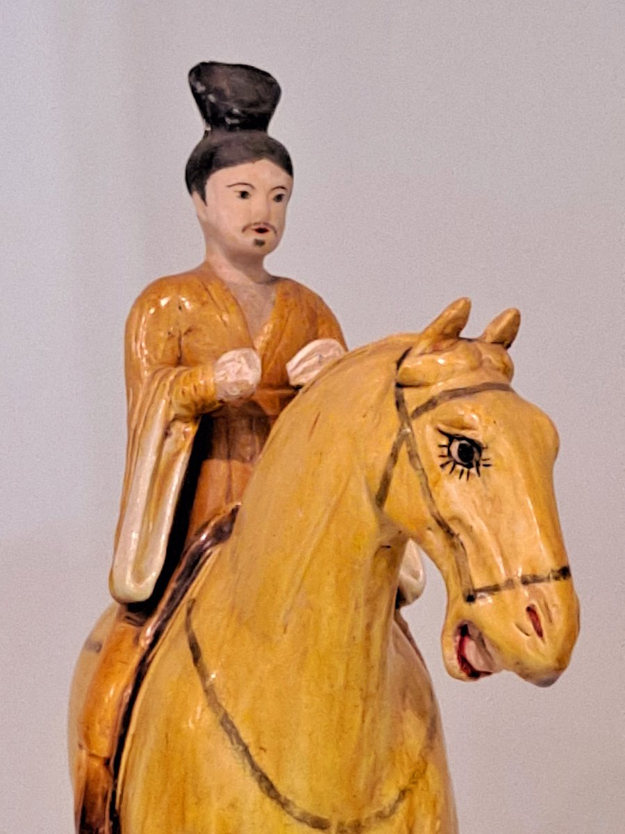 NicolasRuyssen's tweet photo. 🐎Une armée de cavaliers, de joueuses de polo et de marchands à dos de chameau vous escorteront dans votre visite à travers les rues de la capitale impériale, Chang’an, au croisement des Routes de la soie. "La Chine des Tang, une dynastie cosmopolite", à découvrir au @MuseeGuimet https://t.co/0cn5dQ2ffh