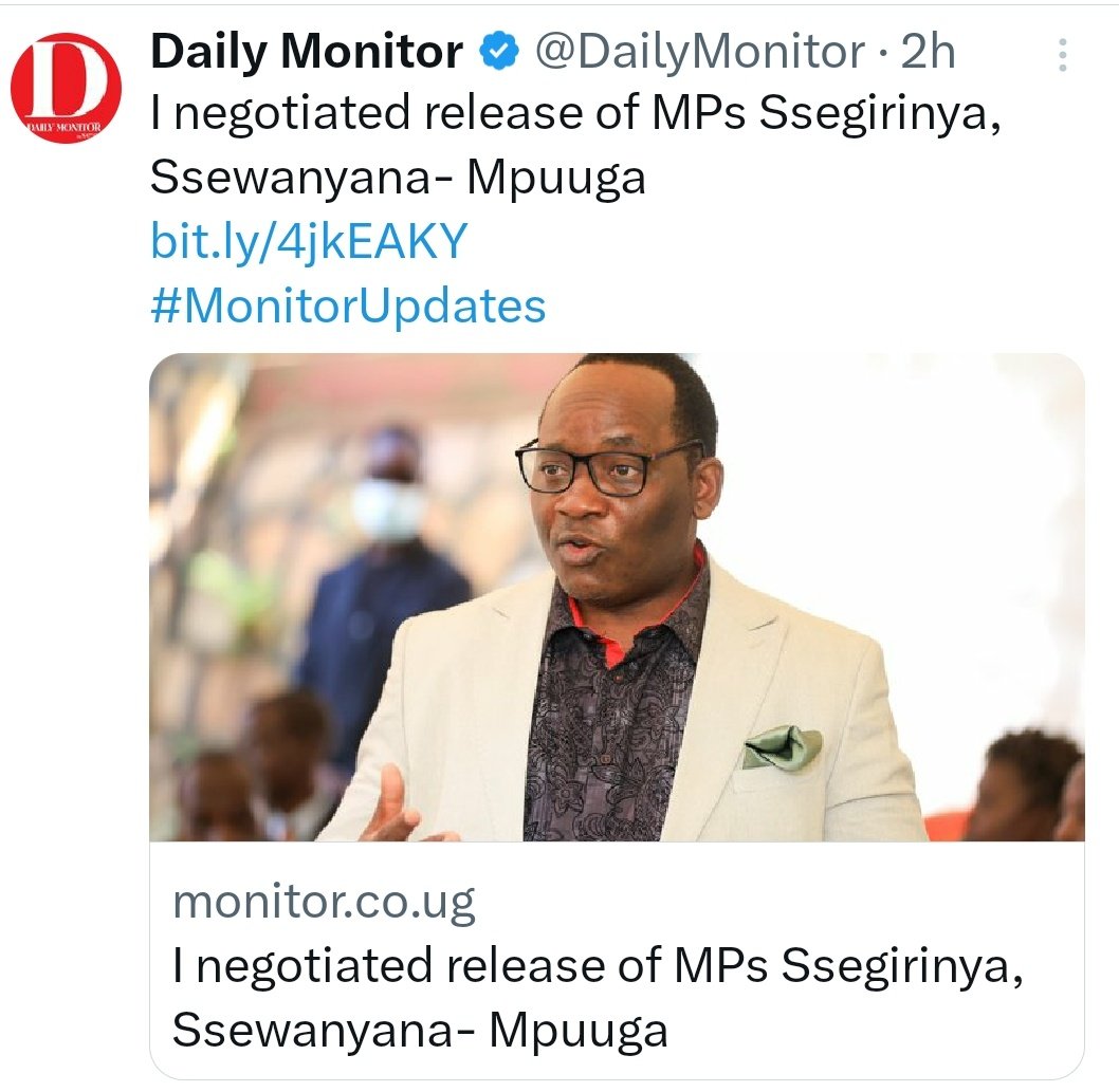 MusiimeAbdu1's tweet photo. Let him also apologize to @DailyMonitor since once this paper wrote about their release deal that #Mpuga made and because of publishing it when he didn’t want it to go public, So he made the paper to write apology of which they did, and now his here confusing himself, So let him apologize too and resign from government offices and even from representing people since he has become a con man