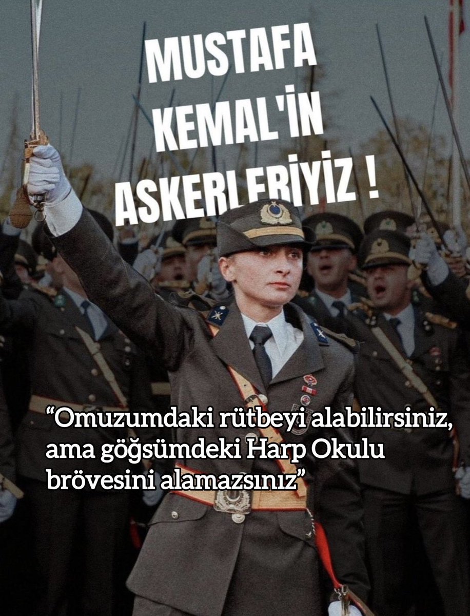 ters__e's tweet photo. Elçibəy də kəndini “Atatürk’ün askeri” olaraq görürdü.

Biz Türklüyümüzlə və Atatürk’lə hər zaman qürur duyacağıq.
Teğmen Ebru Eroğlu yalnız değildir. https://t.co/iUheJq3rhF