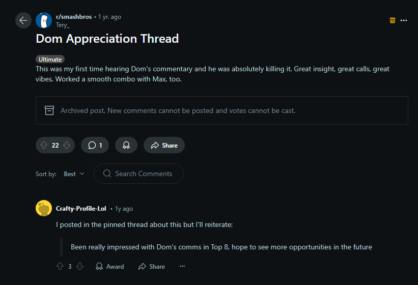 DomNeedsHelp's tweet image. Thread is old and buried but maybe my work is actually reaching some people after all 🥹