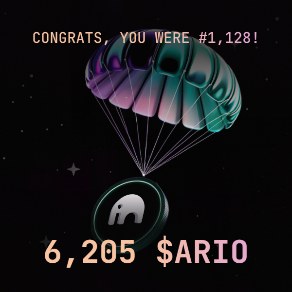 IvanDiwanDelen's tweet photo. The timing was perfect. You are amazing @ar_io_network https://t.co/qIeuhZso1b