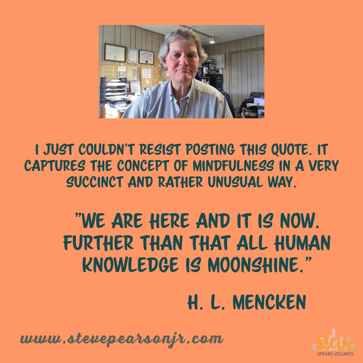 stevepearsonjr's tweet image. Steve Speaks Volumes further on Mindfulness. #voiceover #voiceactor #voiceacting #voicetalent #mindfulness #stevespeaksvolumes #stevepearsonjr