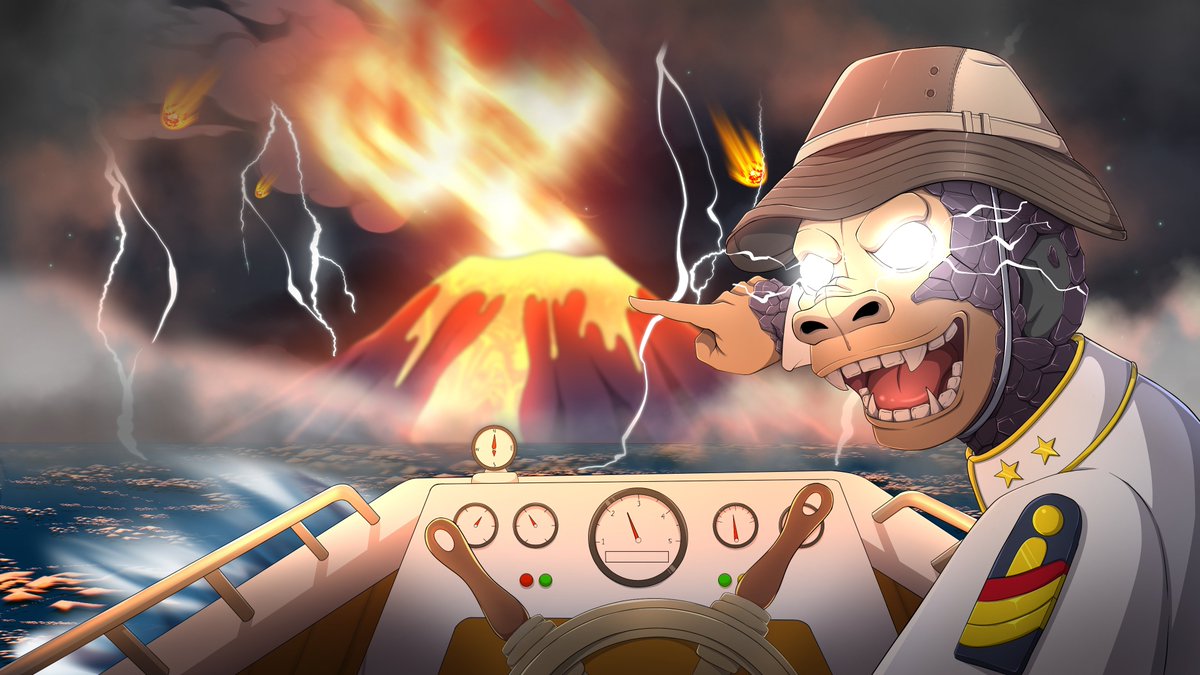 The legendary #TRIBE naval commander, the sole sailor who stands undaunted by the wrath of storms and the fury of lightning, is leading you on an epic voyage to the notorious Lava Island. As the island looms, its shores a spectacle of molten fury, the commander's voice pierces