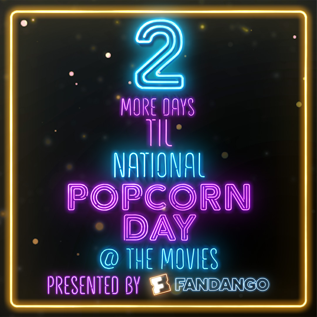 JANUARY 19 IS NATIONAL POPCORN DAY!

Stop by the Cinema for any movie, buy one small popcorn, and get another FREE!

We'll see you there at the Sidewalk Cinema 💛🖤
