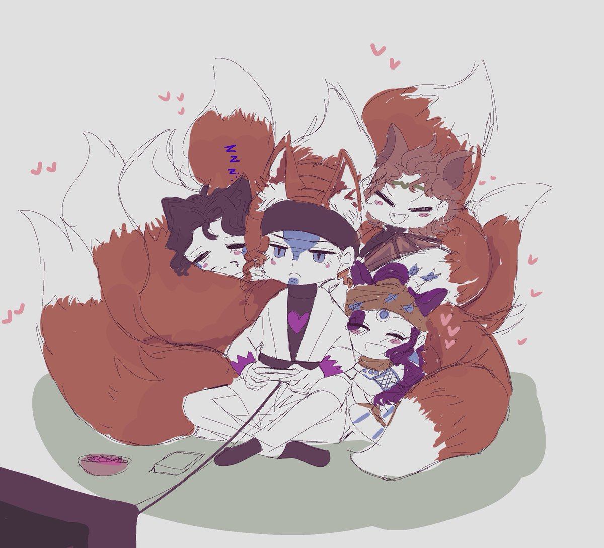 Parufadia's tweet image. Nine tails!