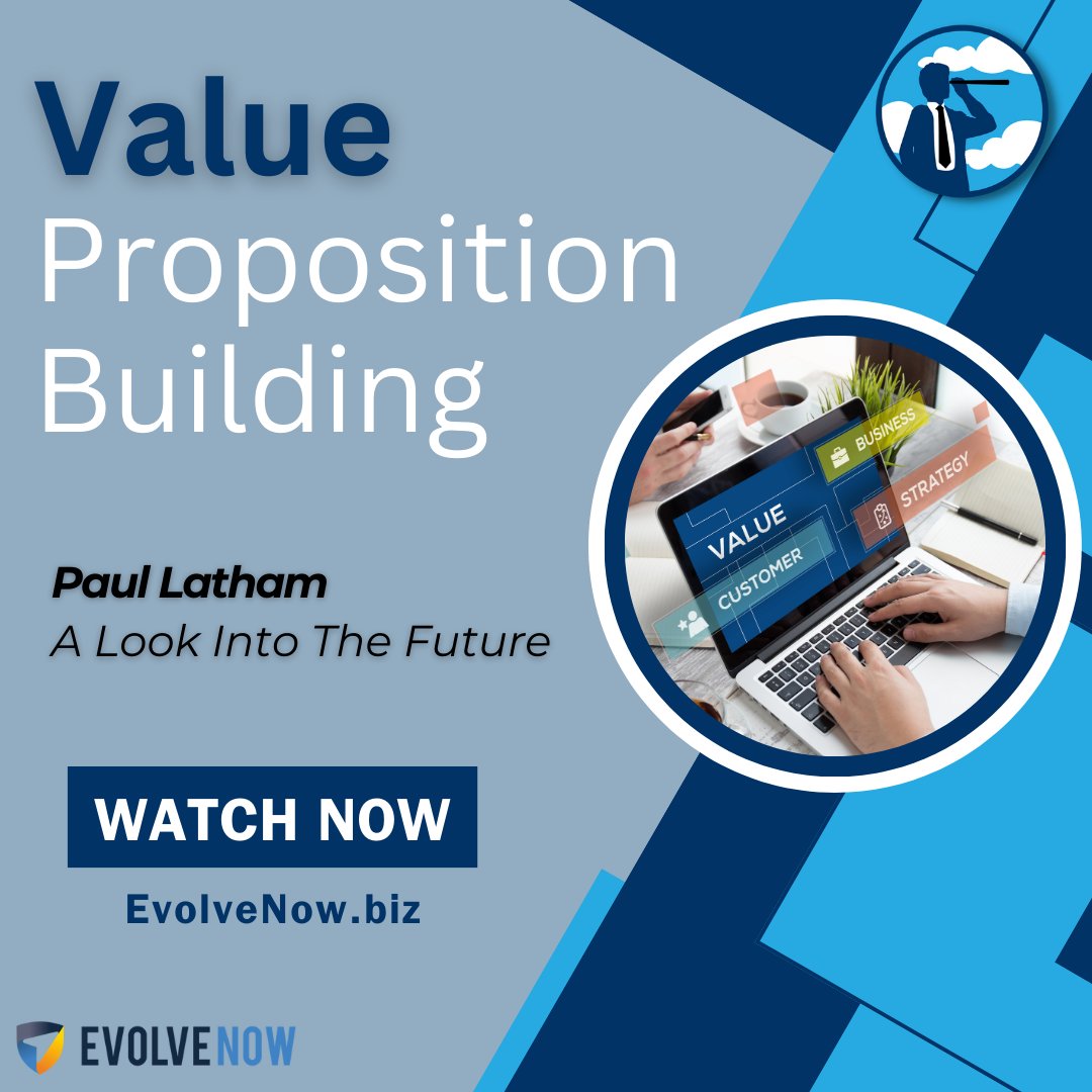 How often do you think about your business's value proposition? Chances are, not as often as you should. It’s time to give it the attention it deserves! Join Paul as he takes us through, Value Proposition Building, on a Look Into the Future!  bit.ly/4b4eiHw
