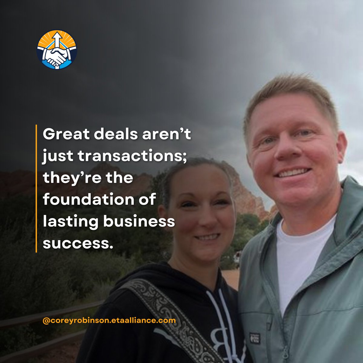 etaalliance's tweet photo. Great deals aren’t just transactions; they’re the foundation of lasting business success." – Corey 💼✨

Build relationships. Create value. Think long-term.

#BusinessGrowth #Entrepreneurship #SuccessMindset #CoreyInsights https://t.co/VbfafYDmAf
