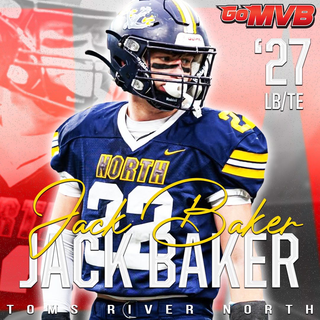 GoMVB Get Seen. Get Serious. Get to the Next Level (@gomvb) on Twitter photo 🚨Player Spotlight🚨
JACK BAKER
'27 LB/TE
Toms River North HS, NJ
More Info: GoMVB.com/jackbaker
Follow: <a href="/Jbakes89/">Jack Baker</a>
#gomvb #hsfootball #studentathlete #collegerecruit #collegerecruiting #athlete 🚨Player Spotlight🚨
JACK BAKER
'27 LB/TE
Toms River North HS, NJ
More Info: GoMVB.com/jackbaker
Follow: <a href="/Jbakes89/">Jack Baker</a>
#gomvb #hsfootball #studentathlete #collegerecruit #collegerecruiting #athlete