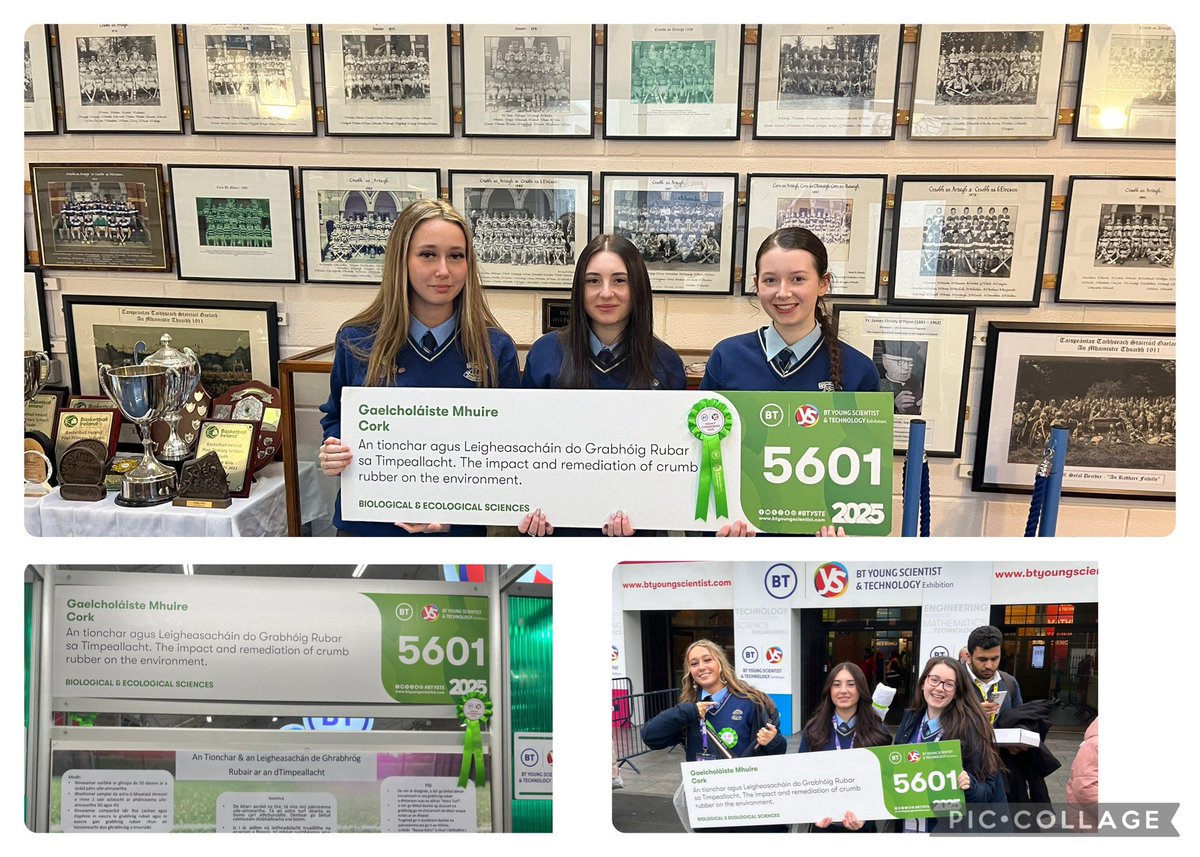 Gaelcholáiste Mhuire AG - Scoil Éamainn Rís (@gcmhuireag) on Twitter photo Táimid chomh bhródúil as Áine, Ciara, agus Chloe (5AG) a ghlac páirt san <a href="/BTYSTE/">BT Young Scientist</a> an tseachtain seo caite. Fuair na cailíní ribín árd-mholadh ó na moltóirí in éacht iontach don scoil. Comhghairdeas ó chroí! 🎉👏🙌⚪️🔵⚪️🔵 Táimid chomh bhródúil as Áine, Ciara, agus Chloe (5AG) a ghlac páirt san <a href="/BTYSTE/">BT Young Scientist</a> an tseachtain seo caite. Fuair na cailíní ribín árd-mholadh ó na moltóirí in éacht iontach don scoil. Comhghairdeas ó chroí! 🎉👏🙌⚪️🔵⚪️🔵