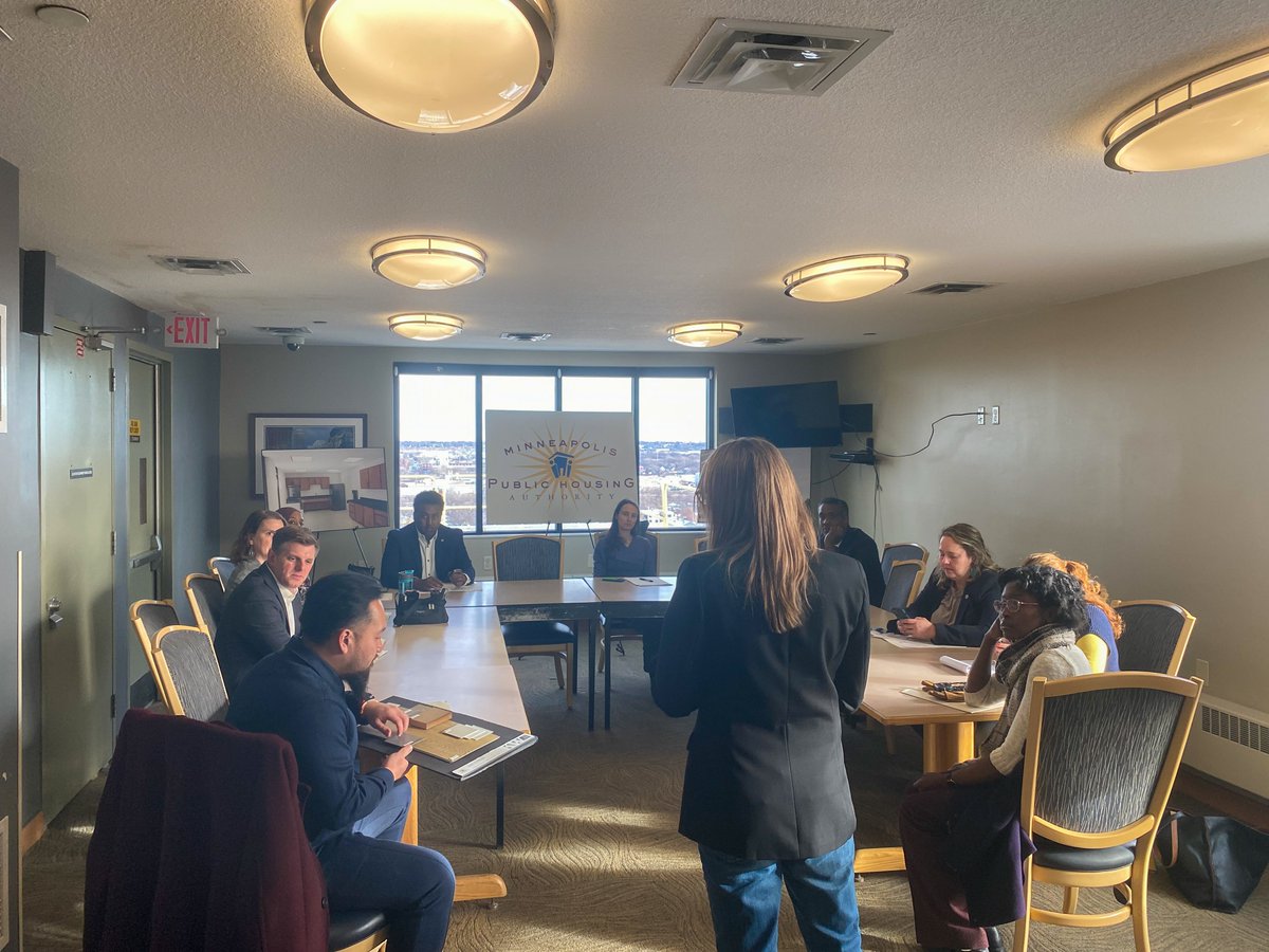 MPHA hosted state legislators today to tour Spring Manor, MPHA’s next high-rise rehab project. This ~$65M project will rehab 221 units and build 15 new accessible units. Learn more about the largest public housing high-rise rehab project in MPLS history: bit.ly/65MSprings
