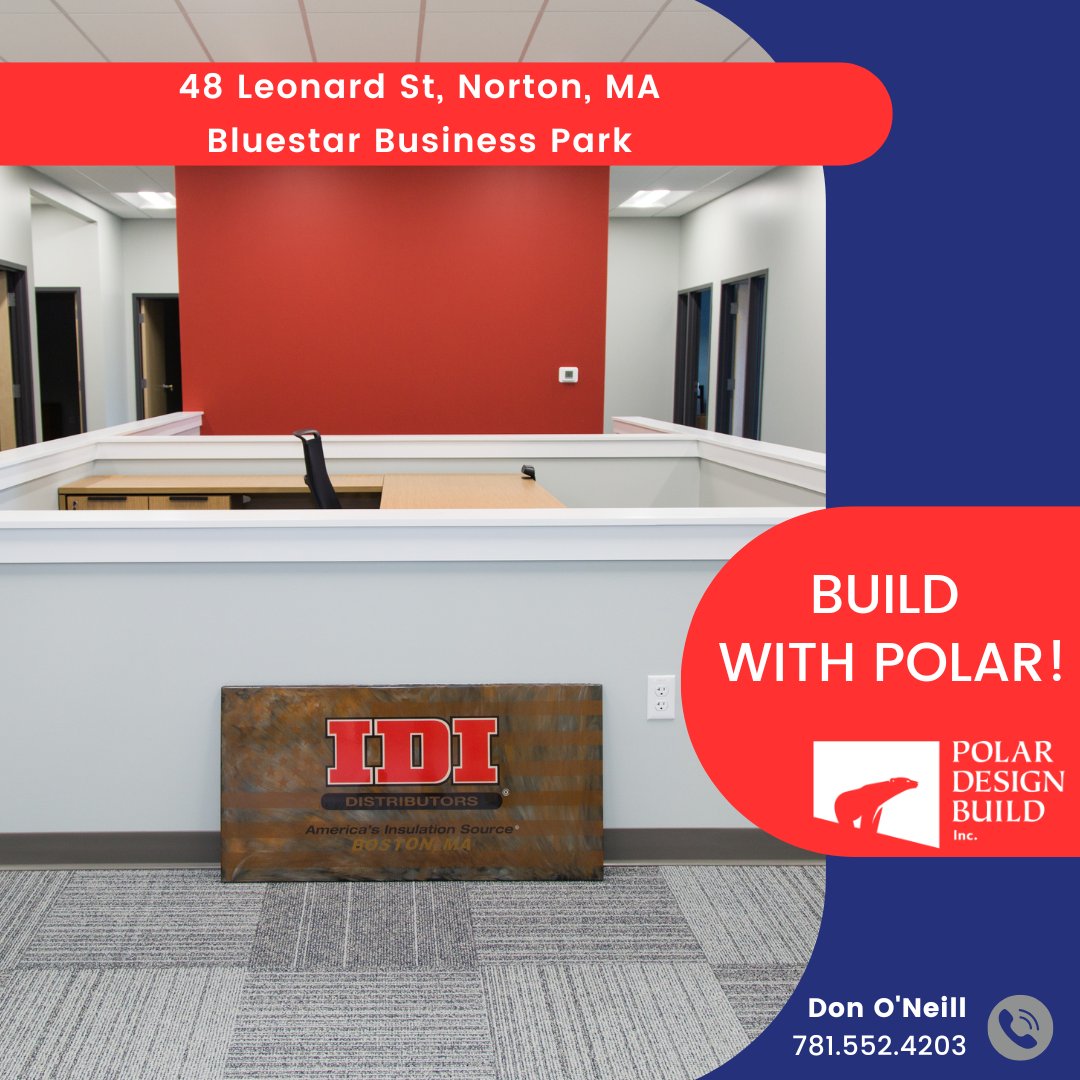 PolarDesignBld's tweet photo. We’re excited to announce that IDI Distributors is the newest tenant at Bluestar! 🎉

More than just your average design, Polar Design Build’s innovative approach played a key role in transforming this space to fit IDI Distributors' needs and vision. 🛠️✨ https://t.co/HGWbPR4Dxt
