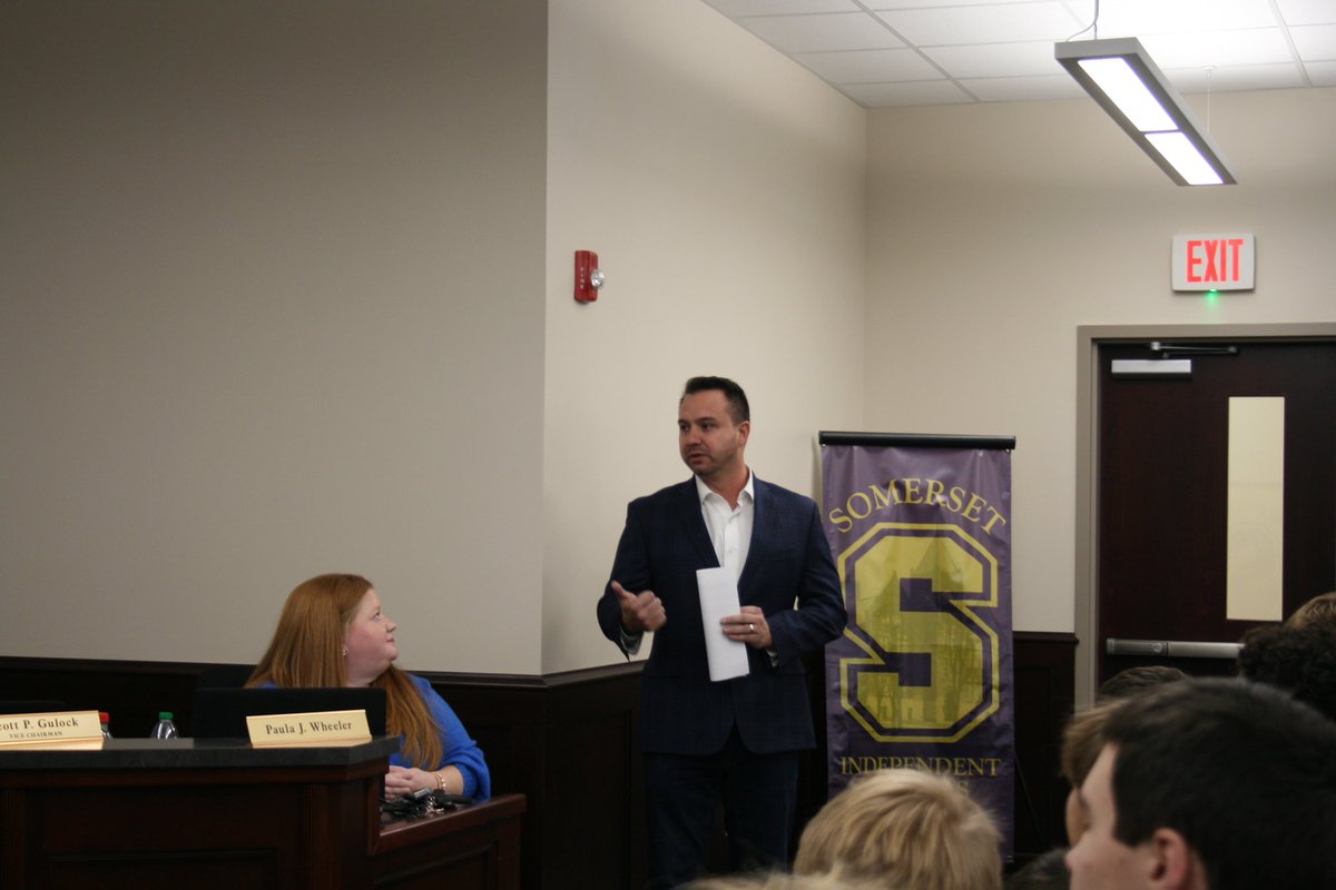 Educators and school officials often have thankless jobs. Anytime I can offer a word of praise or thanks I take the opportunity — these folks have an incredibly important role in our community and are producing the leaders of the future. It was great to spend a few minutes with