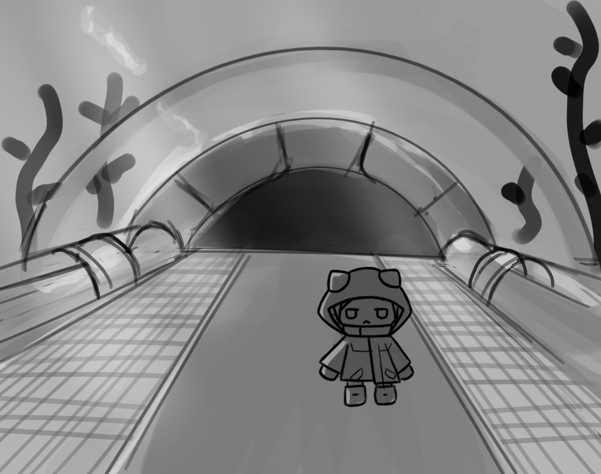 ZechHan's tweet photo. The idea of ​​the first stage is that it is a place under water, and I can see the outside, where there would be little fish and other things.

#ilustration #art #drawing #drawings #digitalart #artworks #level #scenery #gamedevelopment #sketchart https://t.co/7sOZ9CQ3uP