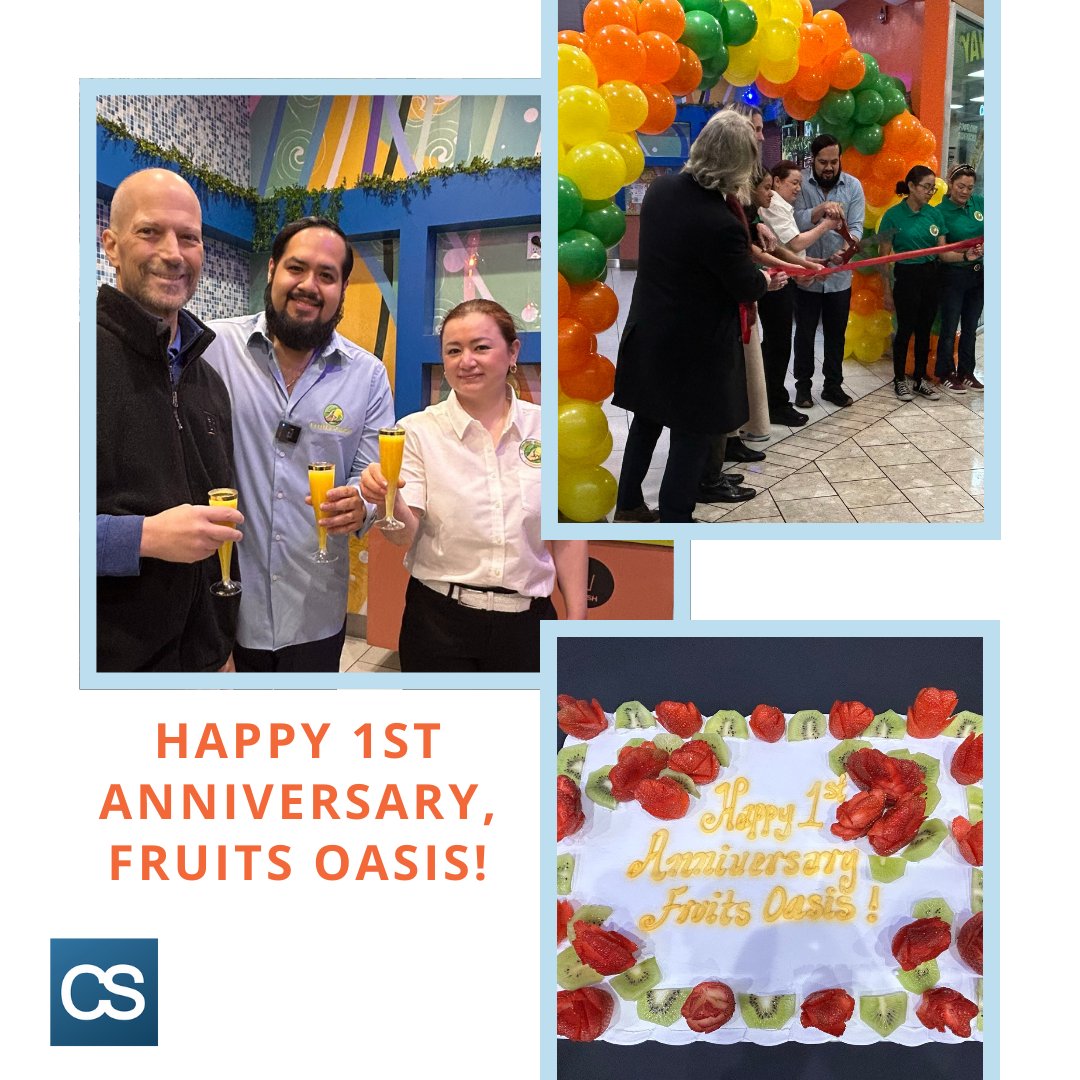 cervion's tweet photo. Happy 1st Anniversary, Fruits Oasis! Cheers 🥂 to many more successful years! We love serving you, so you can focus on what you love - serving up the best fresh fruit juices, bowls and more! Your fresh pressed OJ is amazing! https://t.co/HnlDh2Zl81