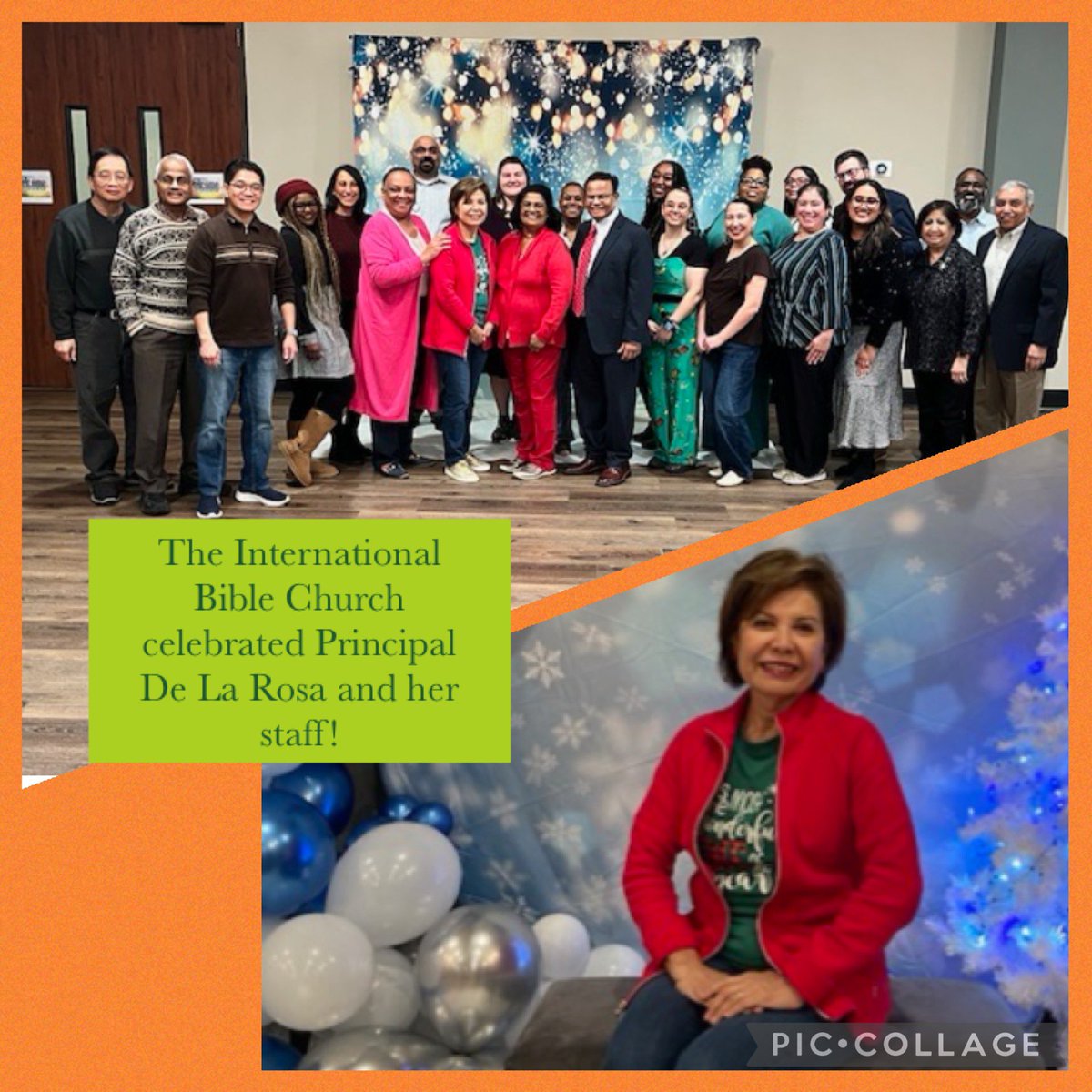 Principal De La Rosa’s Faculty and Staff were invited to an appreciation dinner hosted by the International Bible Church (IBC). Thank you IBC. <a href="/StaffordMSD/">Stafford MSD</a> <a href="/intlbiblechurch/">INTL Bible Church</a>