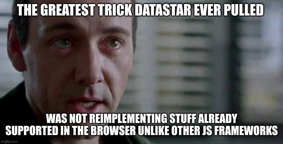 Datastar Cult Leader tweet media
