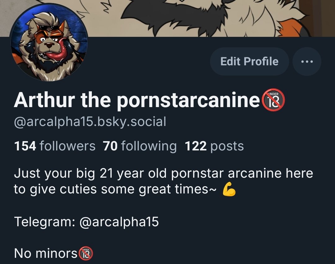 Arthur the Arcanine 🔞 (currently on 🟦☁️) tweet media