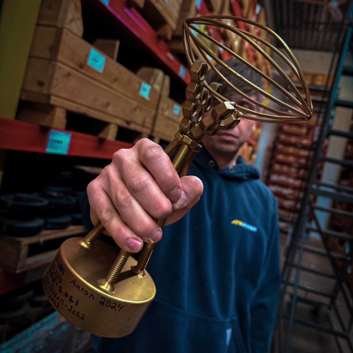 Aaron Dommeyer at our St. Paul location won 1st place in his fantasy football league! He was up against other IPS employees at both our St. Paul and Duluth location. This is the first time we have had someone win here in St Paul, bringing the trophy to us for the first time!