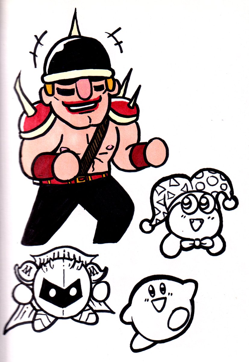 MonkiiBone's tweet photo. shitspost doodles from a long time forgotten 

featuring: a note from an old friend grading one of them
how sweet~
#mario #papermario #nintendo #thegrinch #bluegrinch #nostalgiacrittic #oneyplays #lisathepainful #buzzo #kirby https://t.co/2EVOBxb7h0