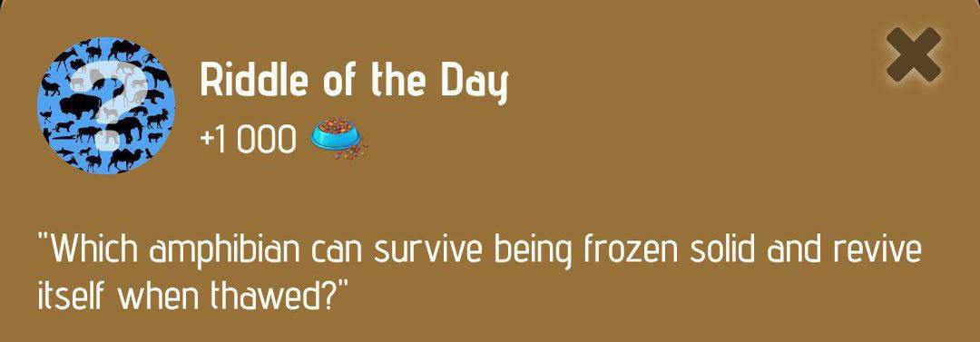 DilanSnowNFT's tweet photo. Riddle: Wood Frog
Rebus: Otter
#zoofamily #zoofamilyquest https://t.co/YfIbR0NRIb