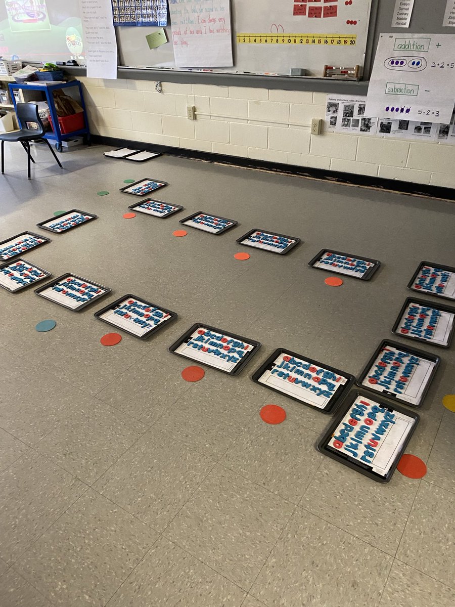 Ms Tetford’s word work for the win! Great management of supplies.