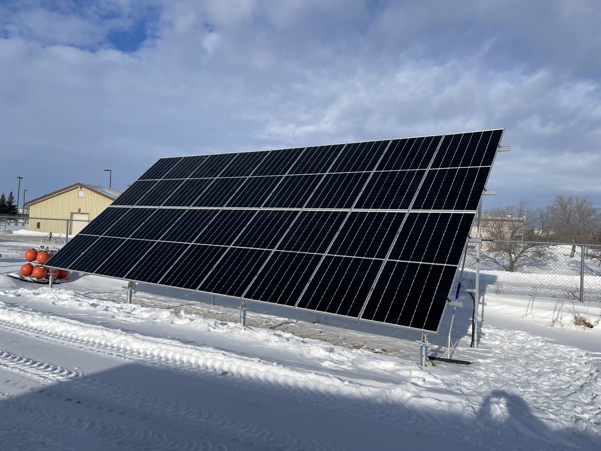 Centre for Earth Observation Science (@ceos_um) on Twitter photo CEOS exciting news! The Sea-Ice Experimental Research Facility (SERF) is home to UM’s first Solar Panel Installation (8kW DC) that generates power for SERF and feeds excess energy back into the Manitoba Hydro grid. A big thanks to the UM Strategic Initiatives. <a href="/RiddellFaculty/">UMRiddellFaculty</a> CEOS exciting news! The Sea-Ice Experimental Research Facility (SERF) is home to UM’s first Solar Panel Installation (8kW DC) that generates power for SERF and feeds excess energy back into the Manitoba Hydro grid. A big thanks to the UM Strategic Initiatives. <a href="/RiddellFaculty/">UMRiddellFaculty</a>