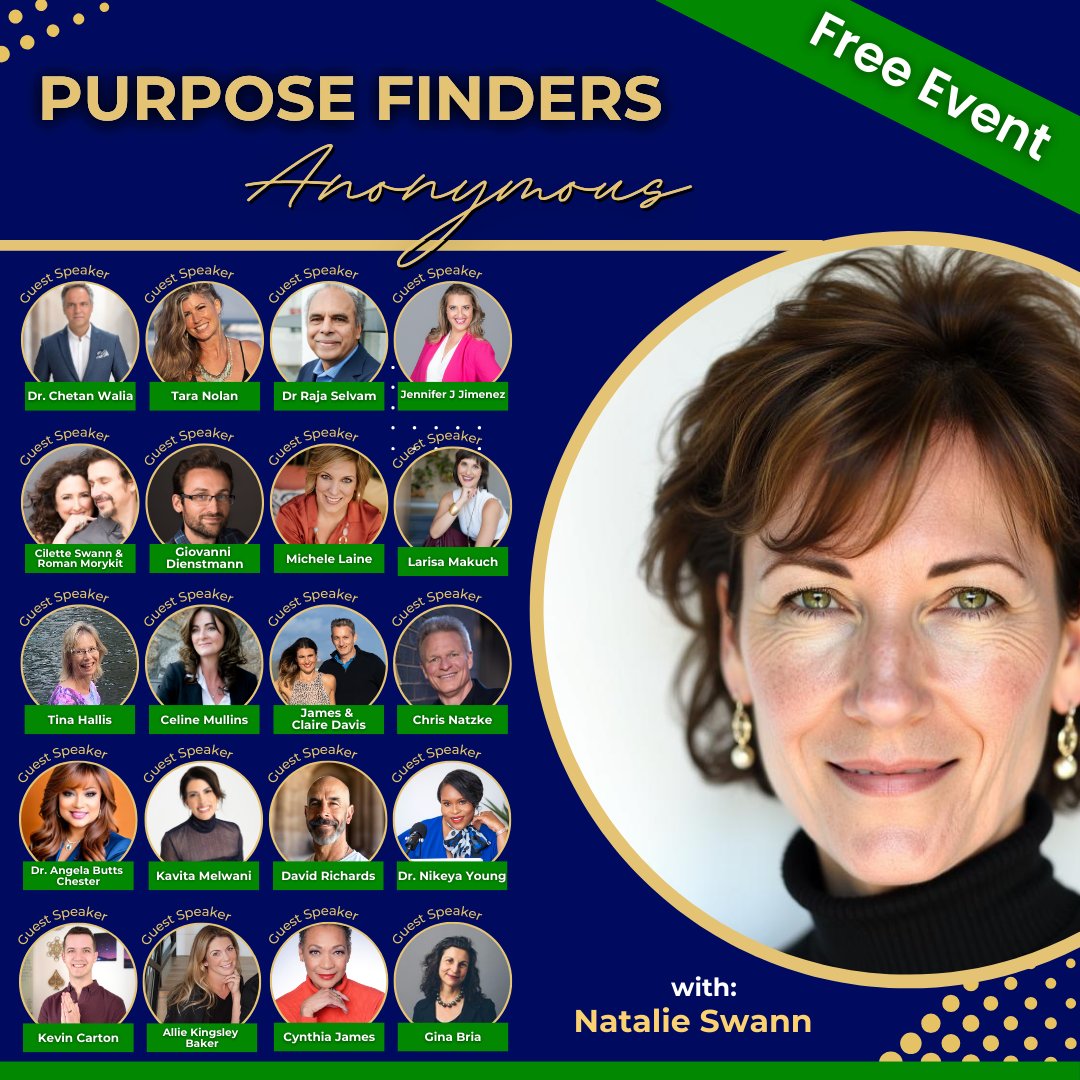 We're thrilled to be speaking at the Purpose Finders Anonymous summit. This FREE online event brings together experts sharing actionable strategies to help you discover your true purpose and create a life you love.
Sign up here:
purposefindersanonymous.com/optin-cilettes…