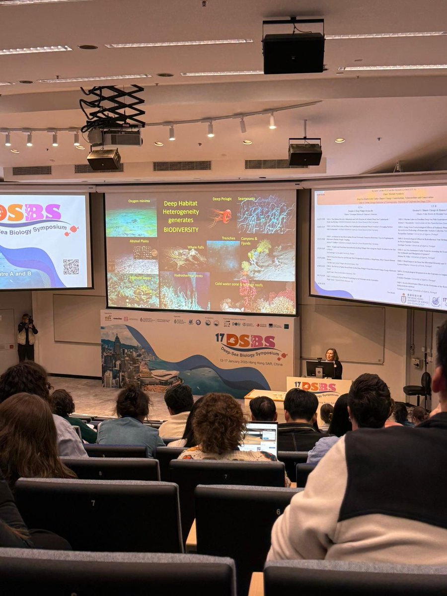 Lisa Levin delivered an insightful presentation exploring the impacts of climate change on the #DeepSea at #DSBS17

Interested to learn more our work on climate change and the deep sea? Check out our Working Group on Climate Change: buff.ly/4g1BoB3