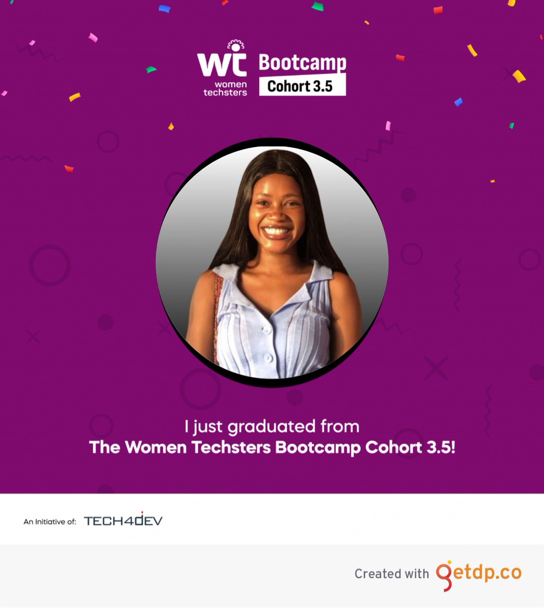 cojoi_'s tweet photo. One of the incredible journey i took in 2024
just graduated as a data analyst #cohort3.5 #womentechster #bootcamp #WTs https://t.co/IdVPKLtC0L