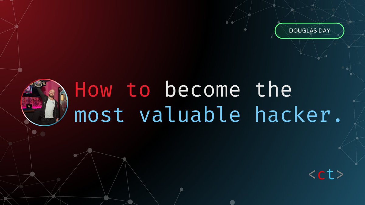 How to become the Most Valuable Hacker (with <a href="/ArchAngelDDay/">Douglas Day</a>)

1. Figure out what most people are trying to hack and hack something else. This will reduce competition and consequentially the amount of dupes you’ll get.

1/5