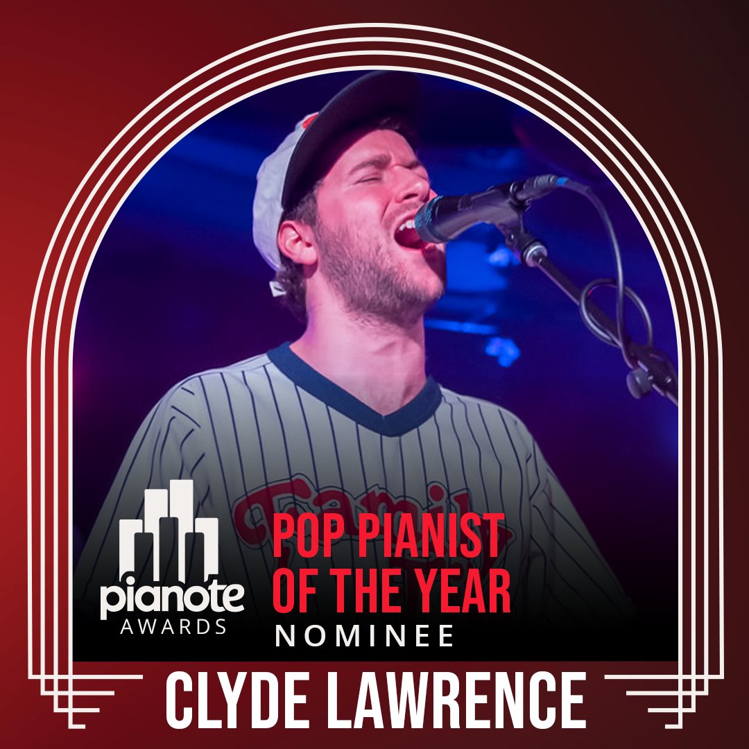 SO EXCITED to share that Clyde is nominated for Pop Pianist of the Year in this year’s Pianote Awards! GO VOTE NOW!!!
Link: pianote.com/blog/2024-awar…

Each year, the Pianote Awards celebrates pianists’ remarkable talents and achievements worldwide!