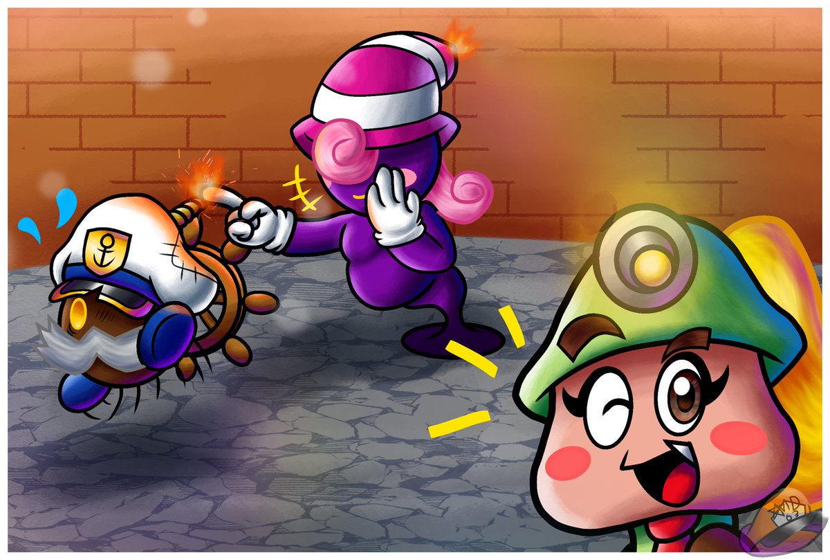 MarioDiamond63's tweet photo. We do a bit of trolling
#ttyd #thousandyeardoor #goombella #bobbery #vivian #marioart #mario https://t.co/Q7XtQhSH7N