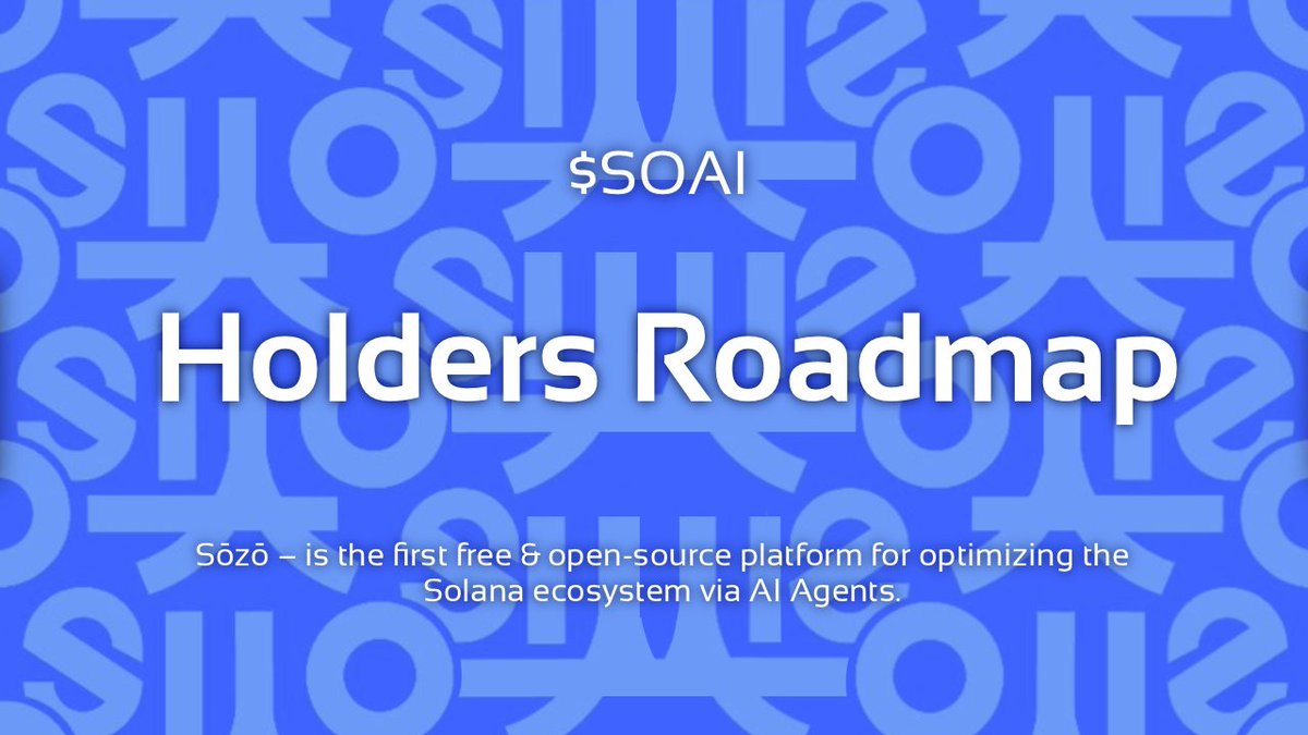 Holders Roadmap 📜

1. Token Burn. A systematic token burn mechanism will be implemented to reduce the overall $SOAI supply. 99% of the app fees will be burned.

2. Staking. $SOAI Holders will be able to stake their tokens within the platform to earn rewards and benefits.

3.