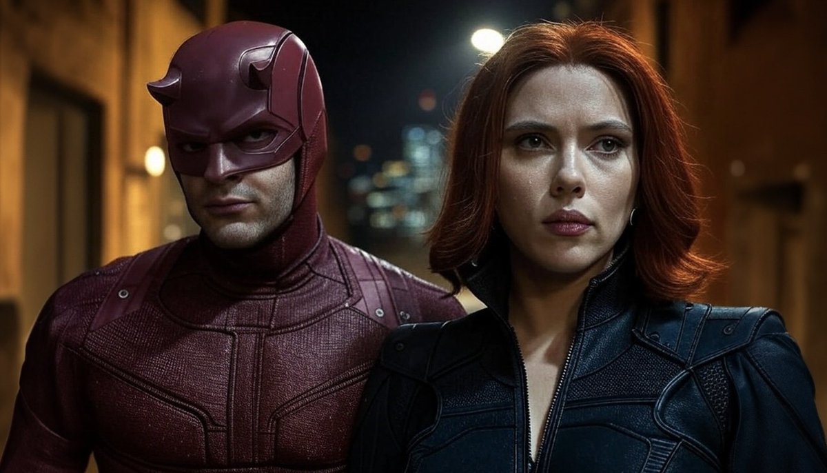 Con ‘Daredevil: Born Again’ en camino, solo queda imaginar lo épico que habría sido verlo junto a Black Widow 🥺👹