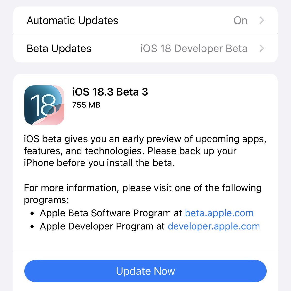 Tech_Marcell's tweet image. iOS 18.3 beta 3 is here!!
Have you updated?
#Apple #IOS183beta3