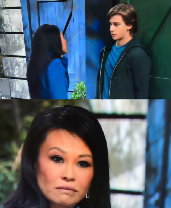 Generallyfanfic's tweet photo. Yayyy Ms. Wu is back!!!! 👏👏👏
Why is Gio looking at her like he is scared of her?
#GH #Gio #GeneralHospital #LydiaLook https://t.co/ZqMw6ZLkvo
