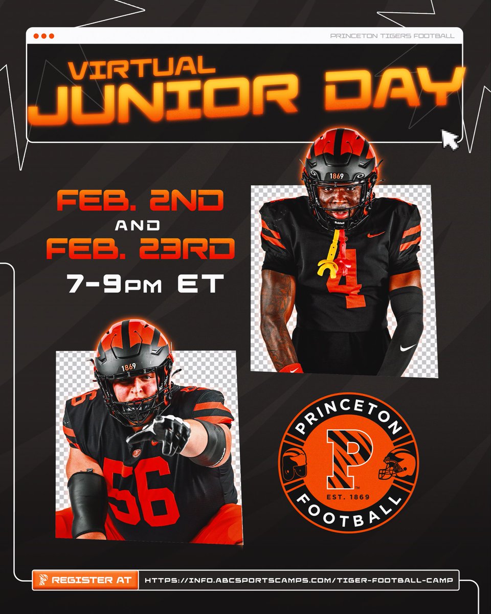 Jake_McC1900's tweet image. Thanks @PrincetonFTBL and @CoachBobSurace for the virtual junior day invite
@CoachMarlonBush @PrattvilleFB @bobbycarr11 @4B1223 @KurtPage629