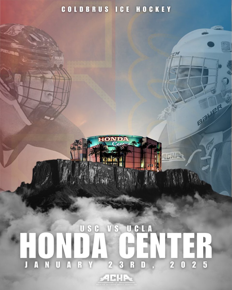Yes, this is really happening. Come watch UCLA take on USC at the Honda Center, 1/23/25. Tix: 
ducks.spinzo.com/usc-vs-ucla-ho…