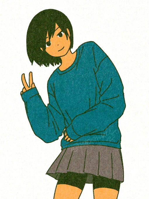 #オリジナルイラスト 
