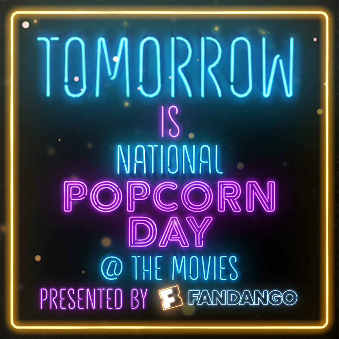 NATIONAL POPCORN DAY is TOMORROW (Jan. 19)!

Stop by the Cinema for any movie, buy one small popcorn, and get another FREE!

We'll see you there at the Sidewalk Cinema 💛🖤