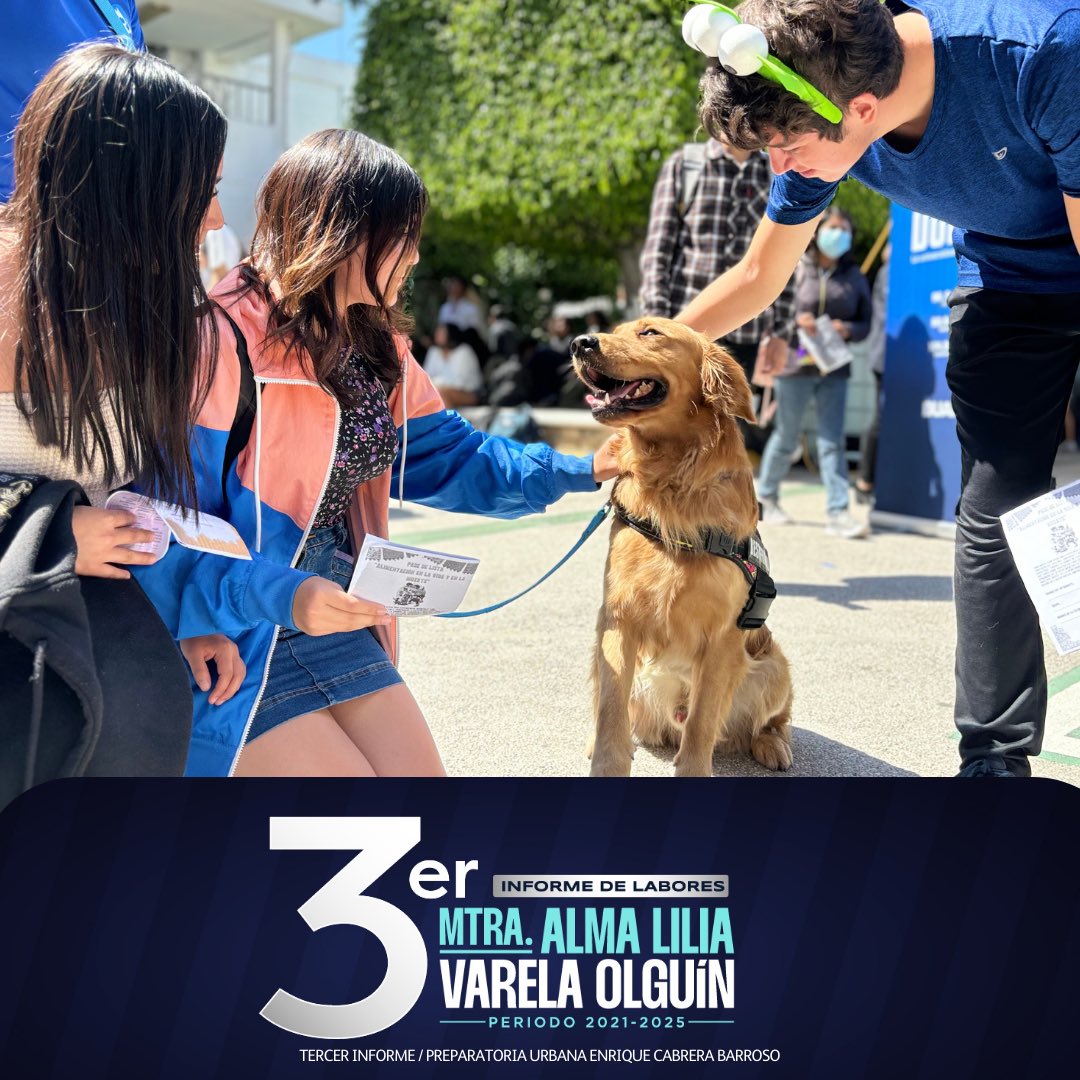 Prepacabrera's tweet photo. 🔵Tecer Informe de Labores. 
Mtra. Alma Lilia Varela Olguín 
El siguiente paso lo decidimos cuidándonos.

#TercerInformeCabrera #AlmaVarela https://t.co/nUV3K5jkjW