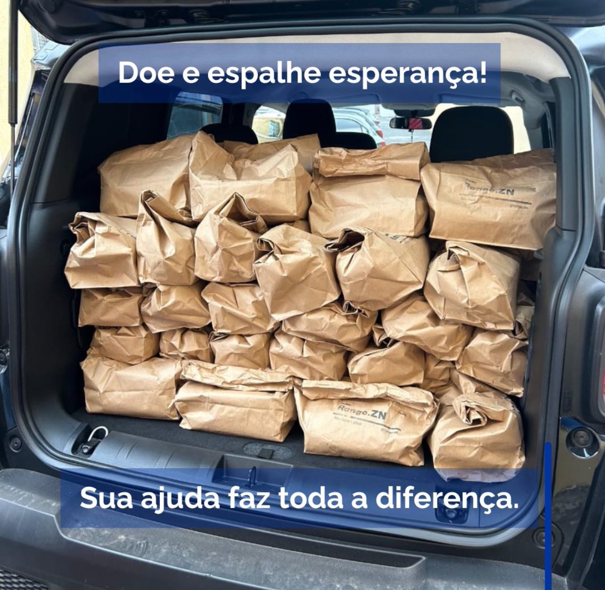 💙 Este sábado tem Rango! 💙

Ainda precisamos de doações para garantir que essa ação seja especial para quem mais precisa.

PIX: rangozn2020@gmail.com
Itens essenciais, como produtos de higiene, ração, fraldas, presentes, ainda são bem-vindos!

Juntos somos mais fortes ✨
